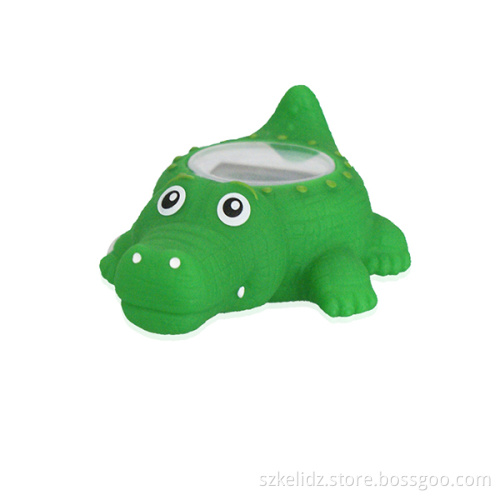New Arrival Waterproof Fast Reading Cartoon Funny Crocodile Baby Water Room Thermometer For Boys and Girls